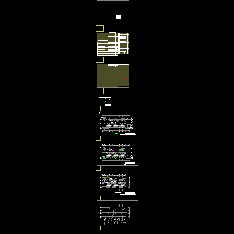 [CAD图]幼儿园通风排烟系统(dwg)