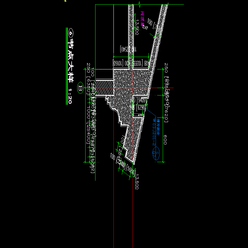 4层住宅混凝土结构施工方案大样图（dwg格式CAD）(7度抗震)(丙级独立基础)