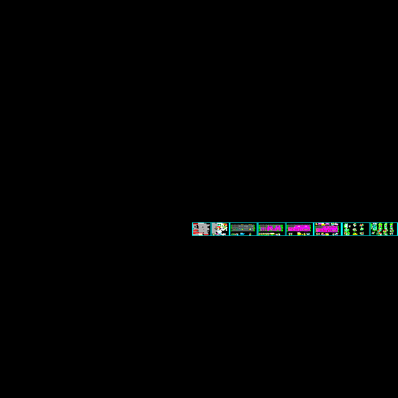 6层砌体住宅结构CAD施工图纸(dwg)(8度抗震)(丙级筏形基础)(二级结构安全)