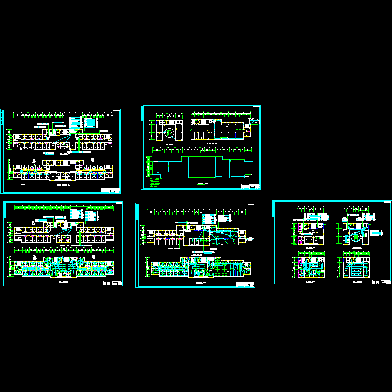 [CAD图]11层医院电气设计(dwg)