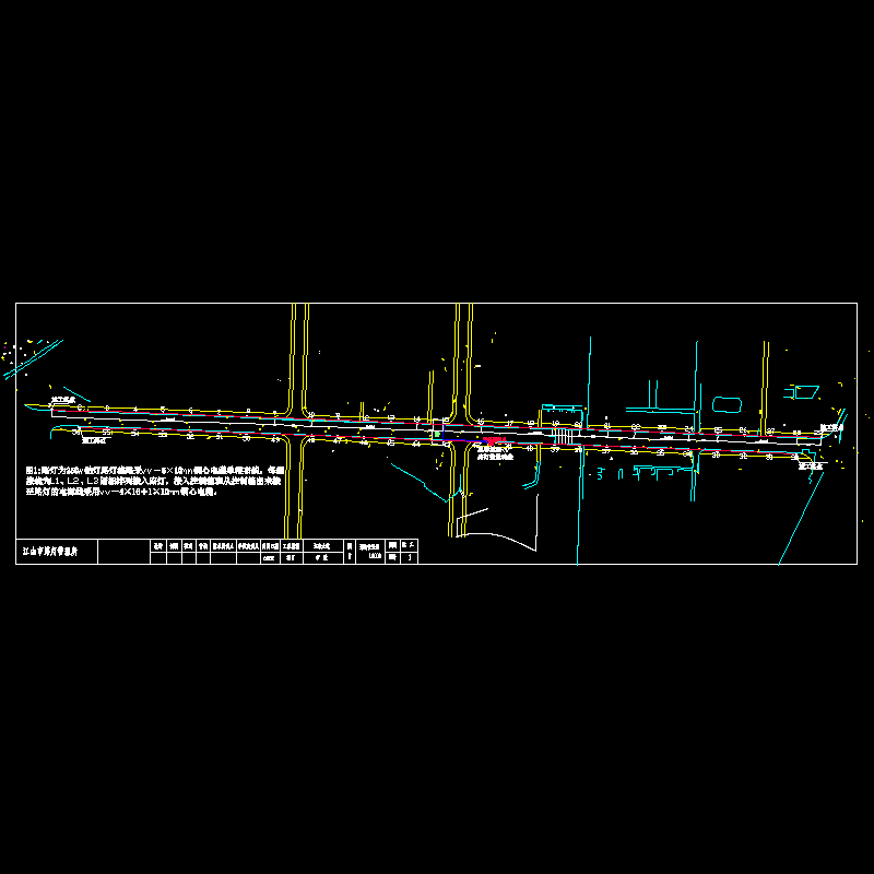 大街路灯CAD图纸(dwg)