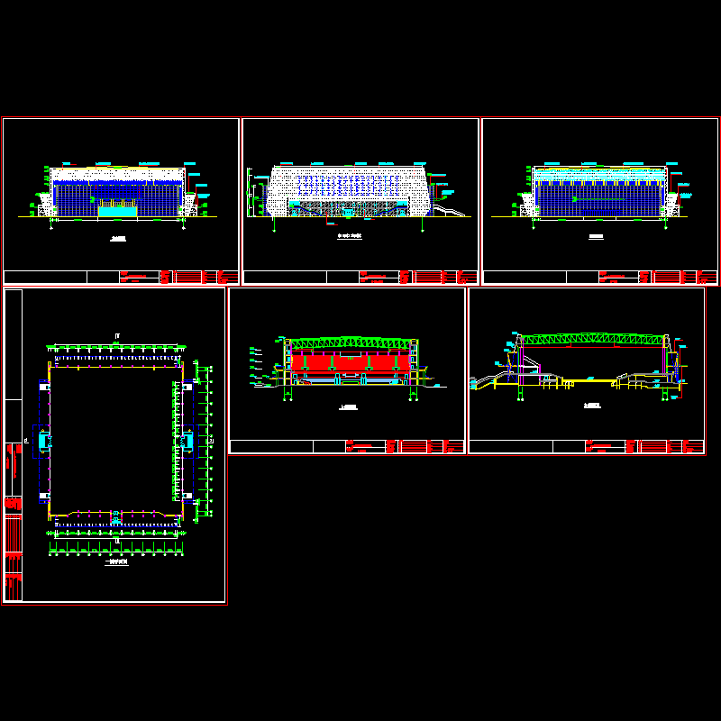 体育馆幕墙分格图.dwg