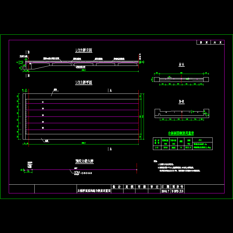 主桥桥面纵向预应力束.dwg