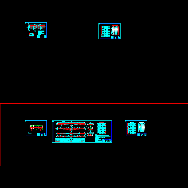 梁部、桥面布置及数量表.dwg