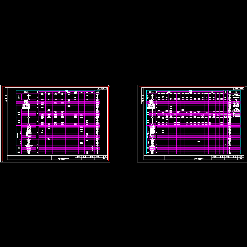 sⅠ-4 全桥工程数量表.dwg