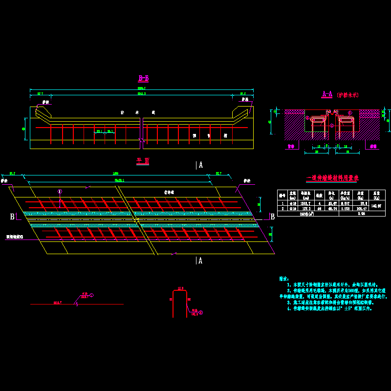 54 d80伸缩缝钢筋构造.dwg