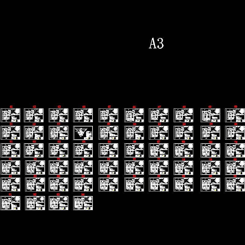 02-洞身横断面图dk6+800~dk8+372（a3）.dwg