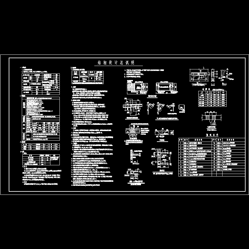 [CAD]剪力墙住宅结构设计说明.dwg