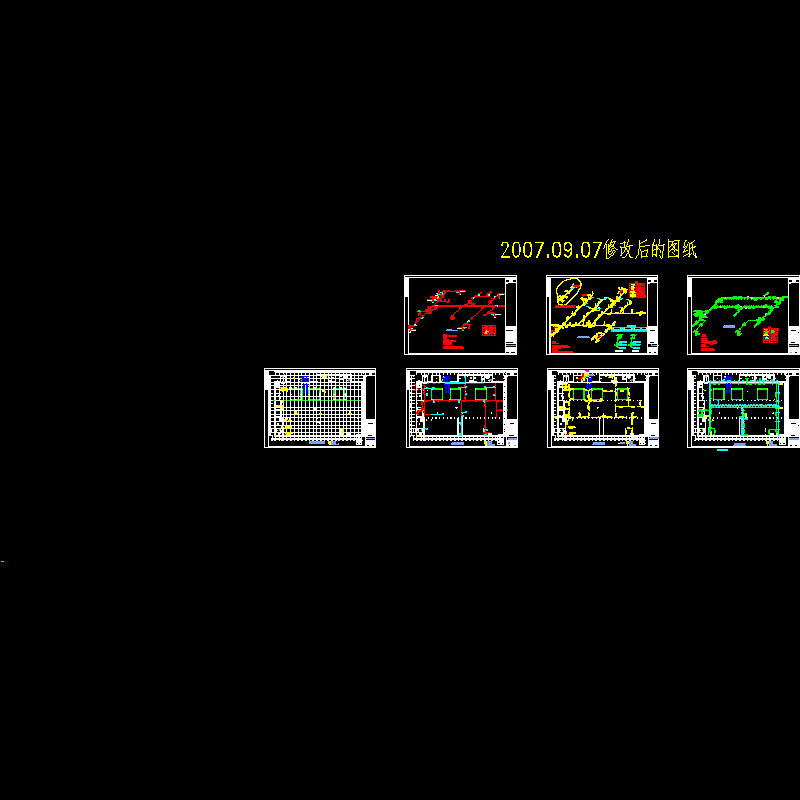 [CAD]工厂给排水及压缩空气图纸.dwg