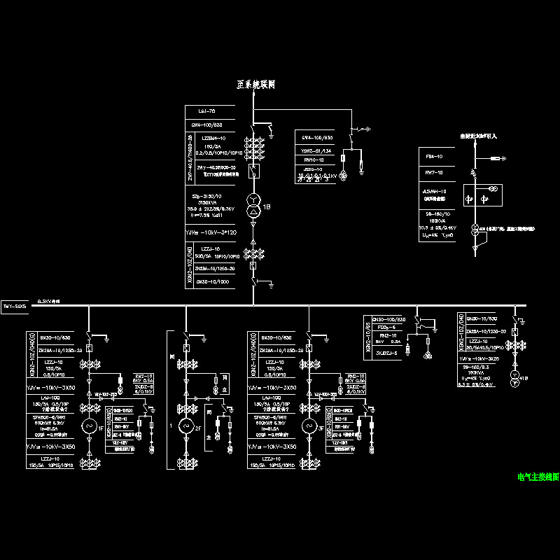 水电站电气主接线 - 1