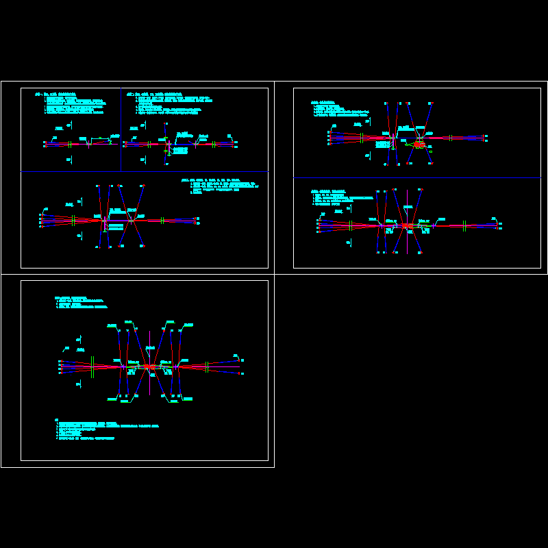 锚碇系统施工步骤图.dwg