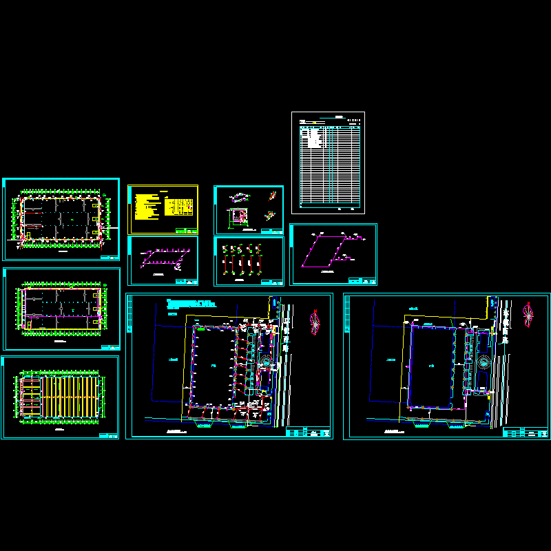 [CAD]钢铁厂给排水设计大样图（设计说明）.dwg