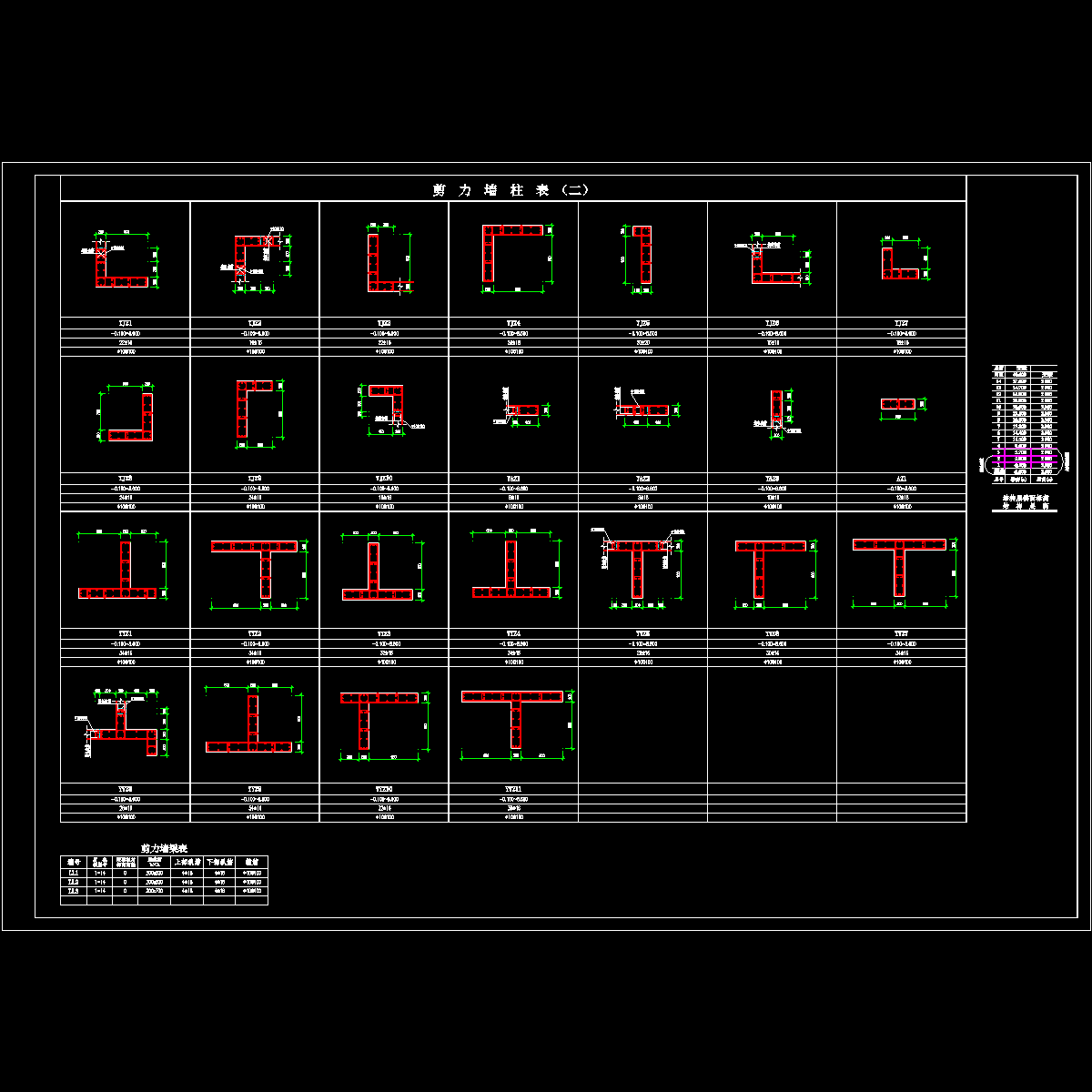 剪力墙柱表.dwg