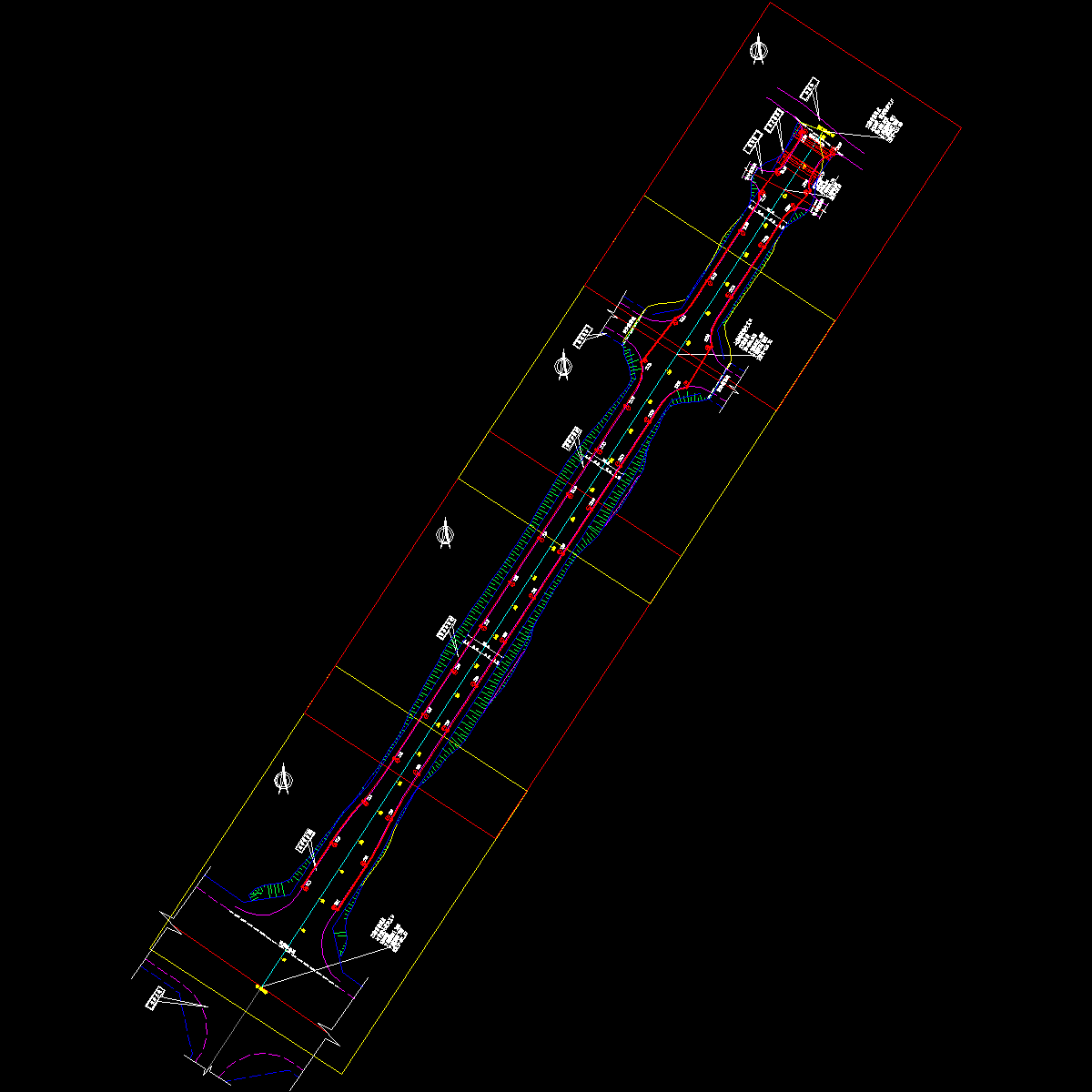 城市次干道照明工程CAD施工图纸设计.dwg