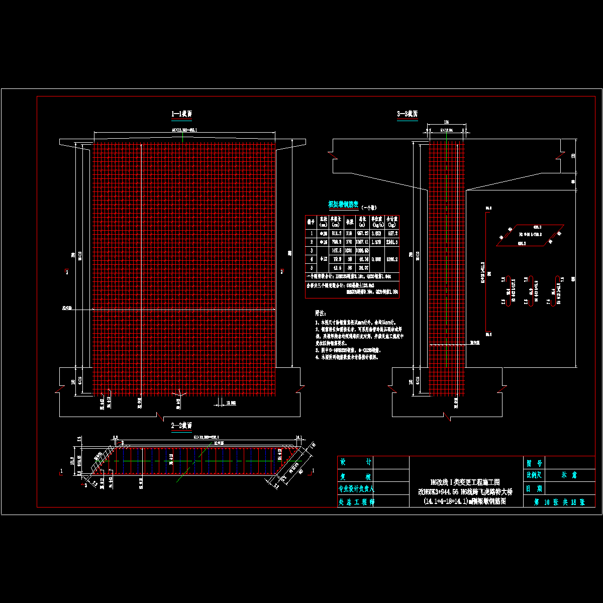 10飞虎路刚构墩钢筋图.dwg