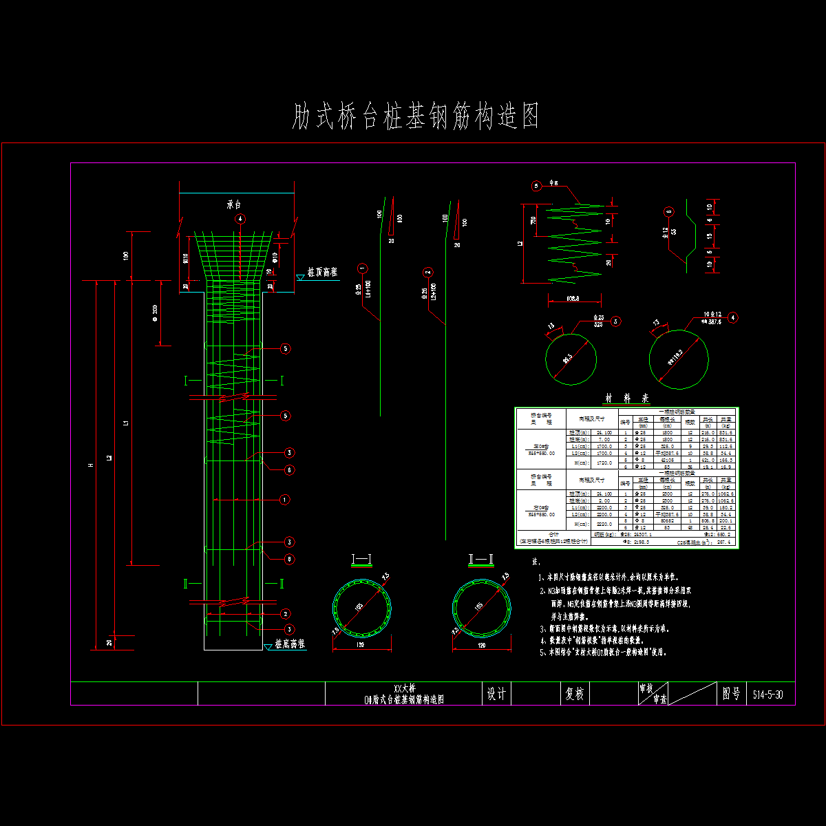 大桥0#肋式台桩基钢筋构造图_dwg.dwg