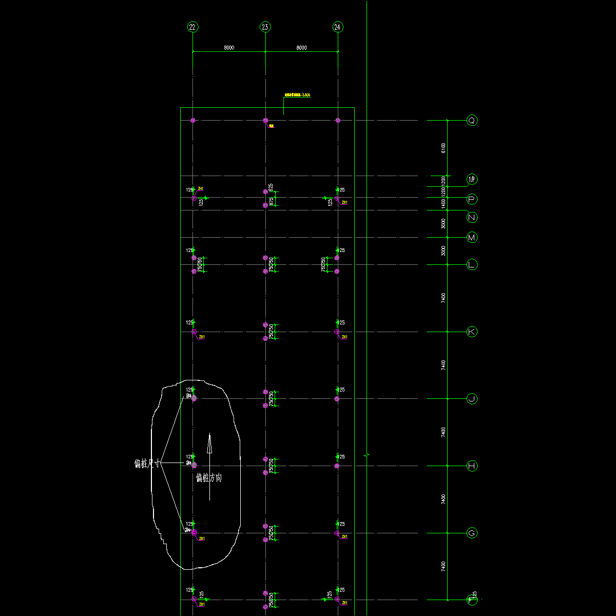 机房桩偏位图20081226.dwg