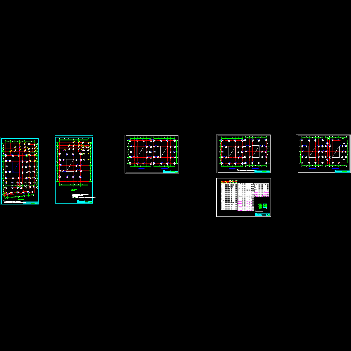 柱定位及配筋图.dwg