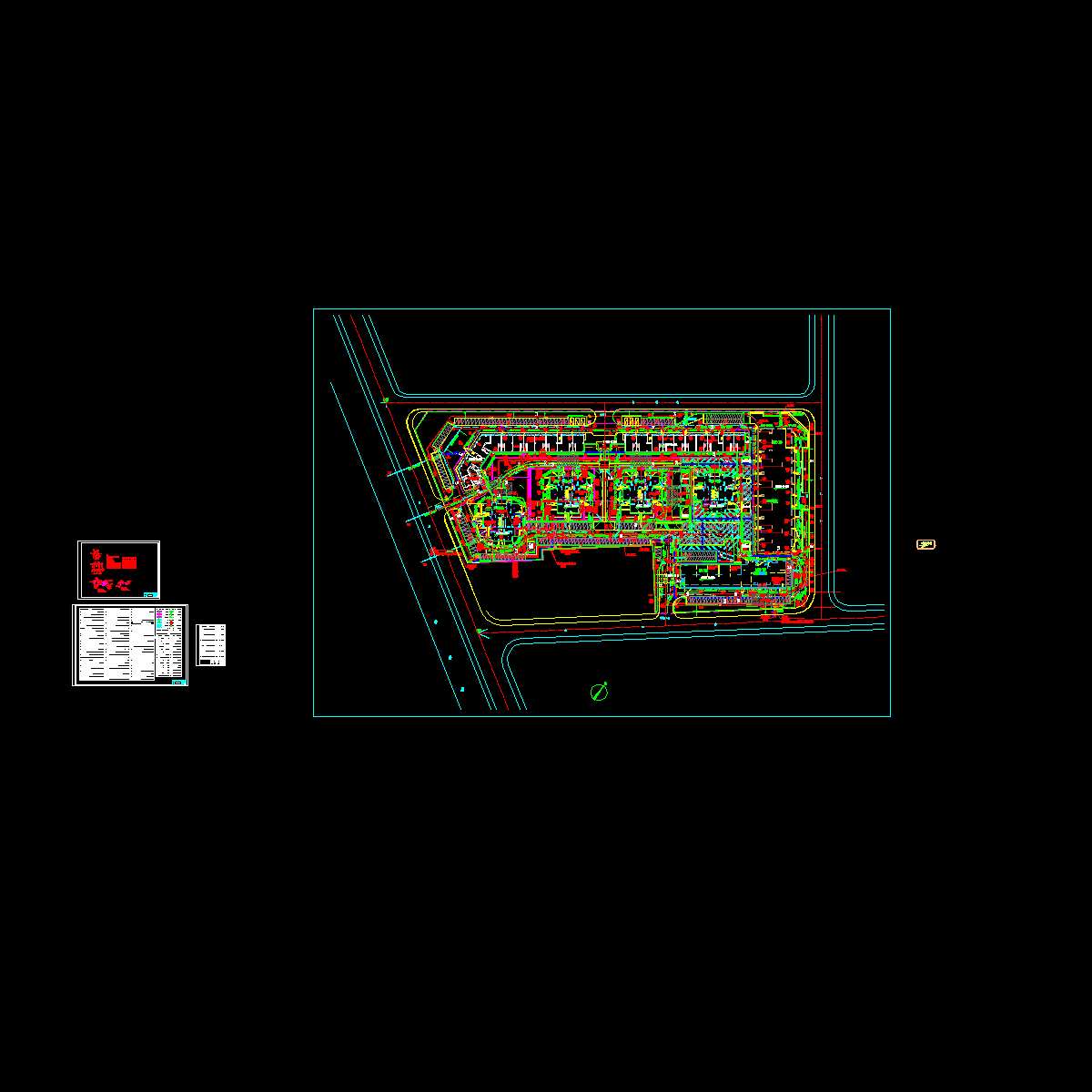 某保障房给排水总平面布置图.dwg