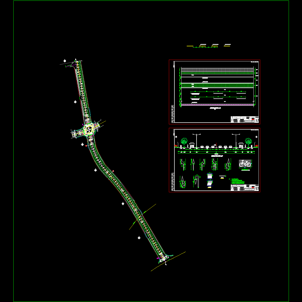 江山南路交通工程平面图3.13.dwg