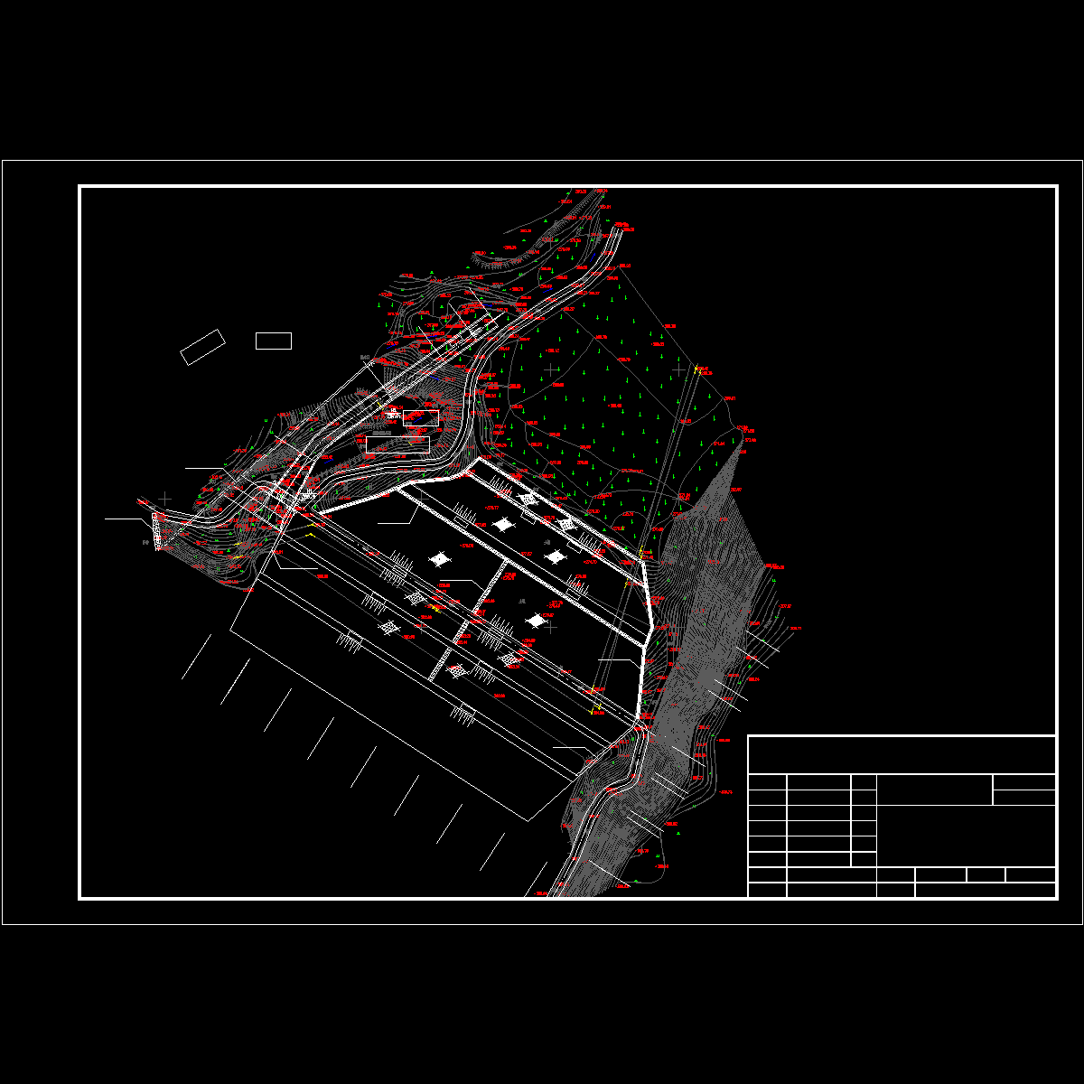 11水库除险加固施工平面总布置图.dwg