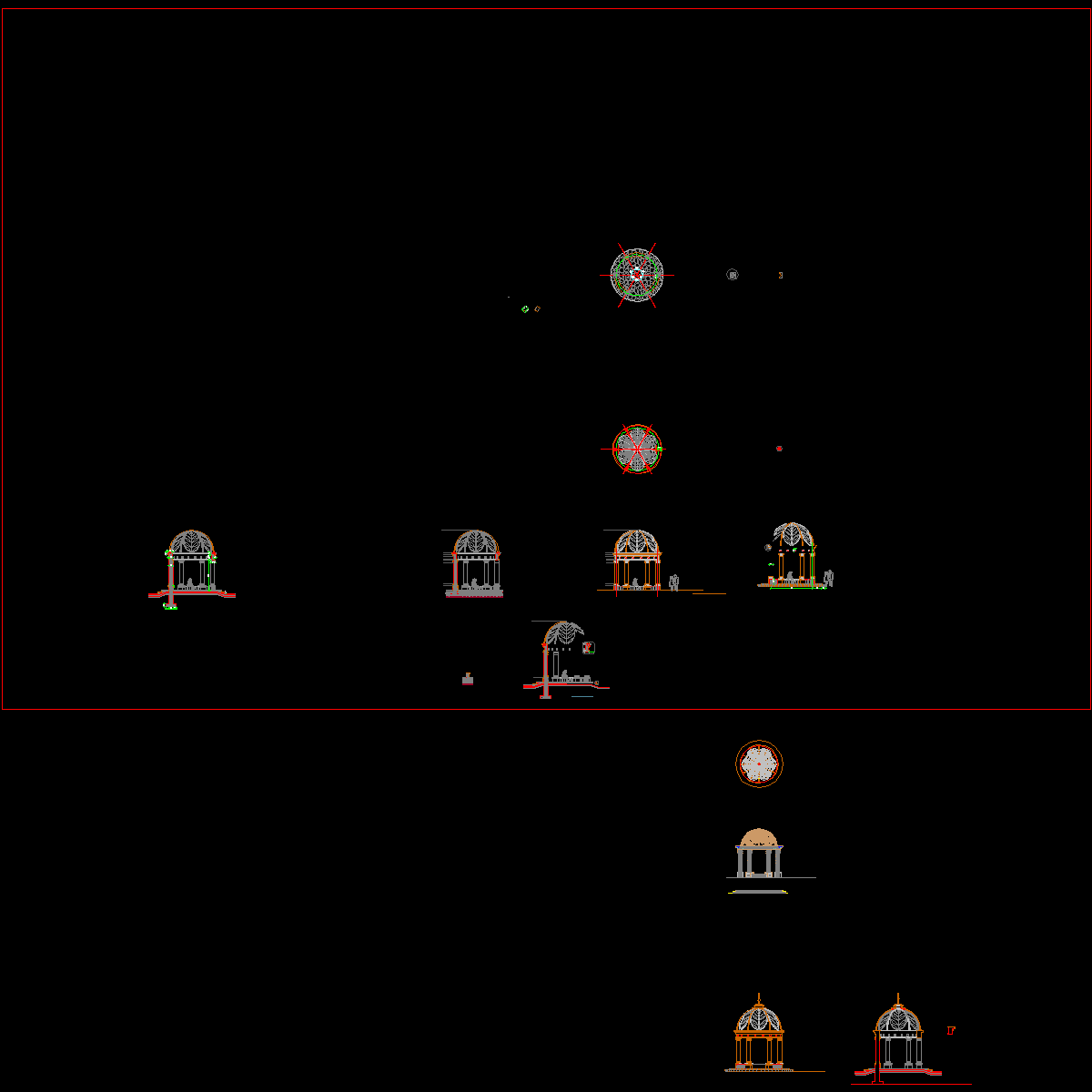 屋顶景观亭详图.dwg