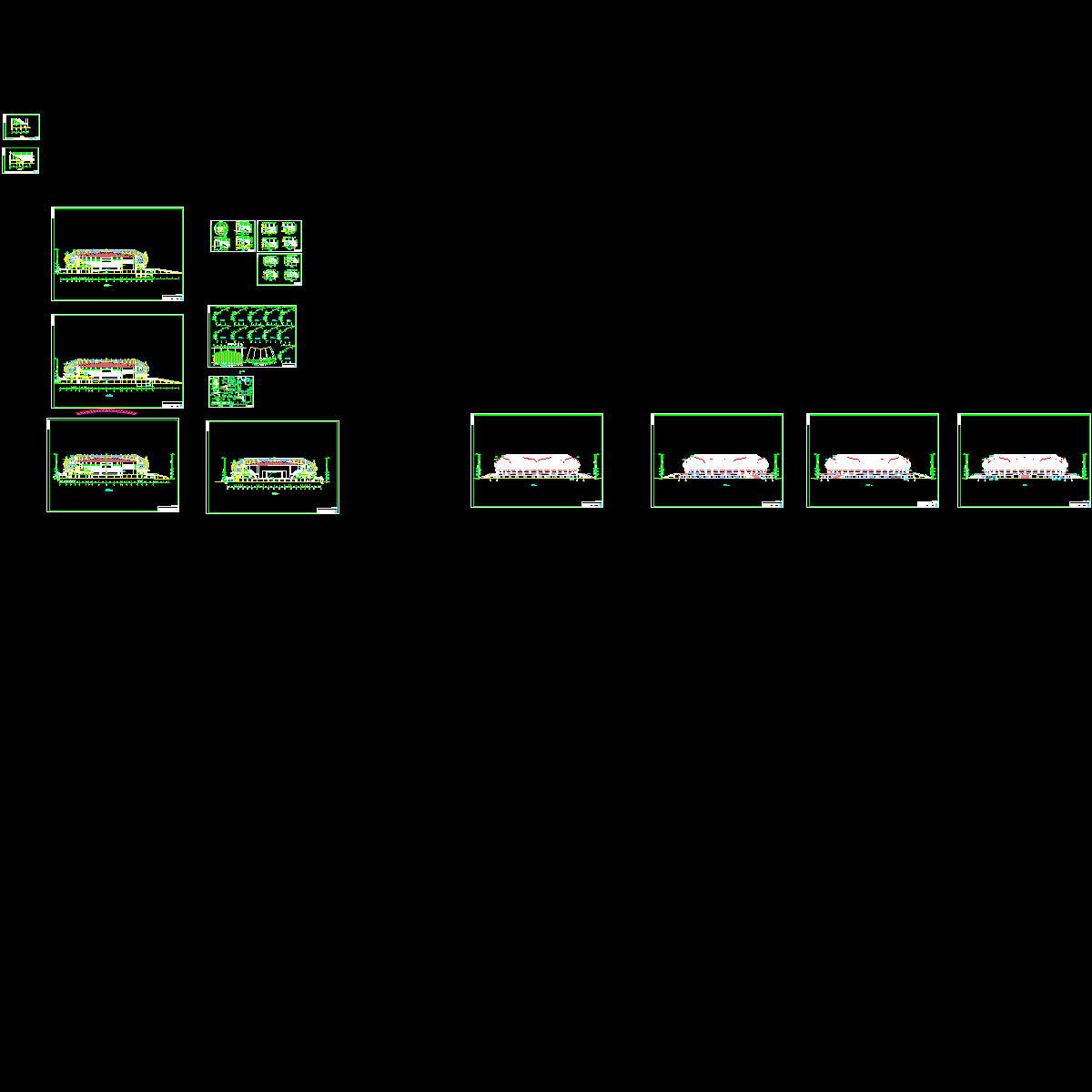 池州体育馆剖面立面01.dwg